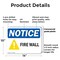 Signmission Fire Wall OSHA Notice Sign, Plastic, 14in W x 10in L, 2PK OS-2PACK-NS-P-1014-L-15670 - alternate 4